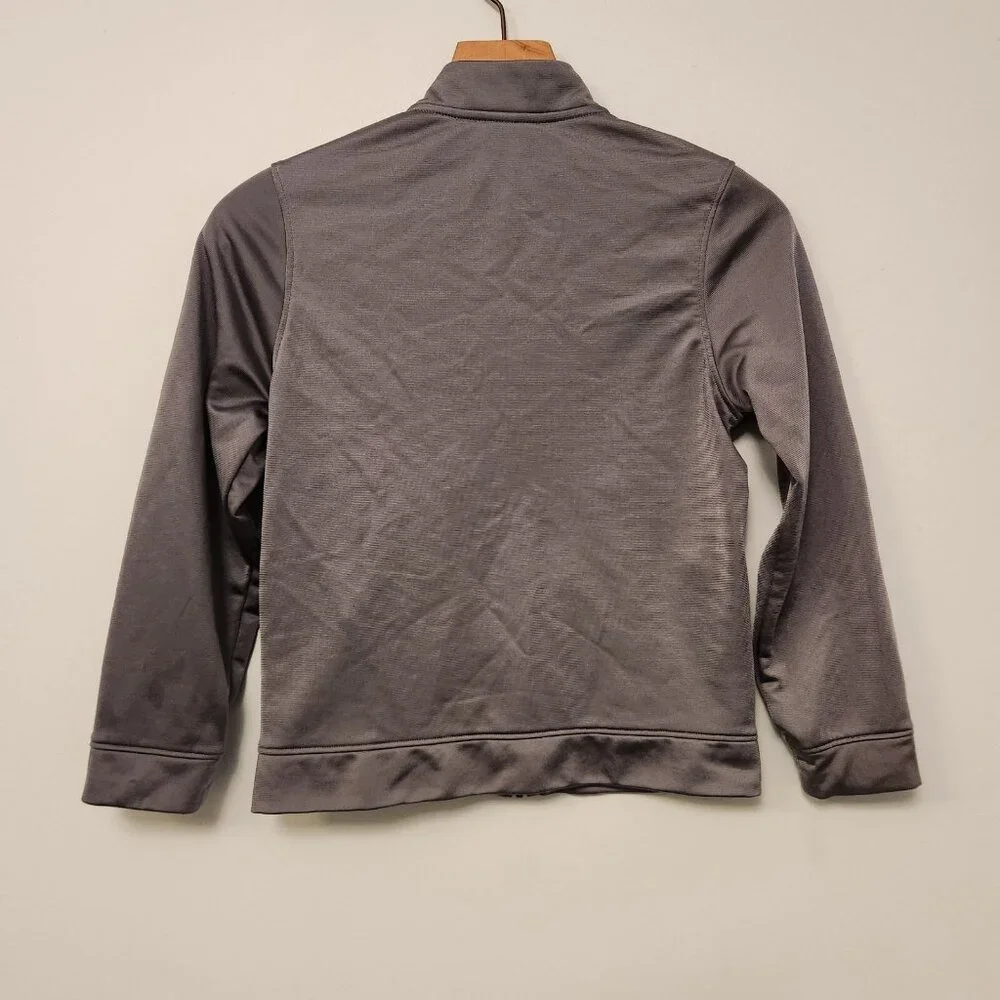 Under Armour Boys‎ Full Zip Gray Track Jacket Size Youth Size Small EUC